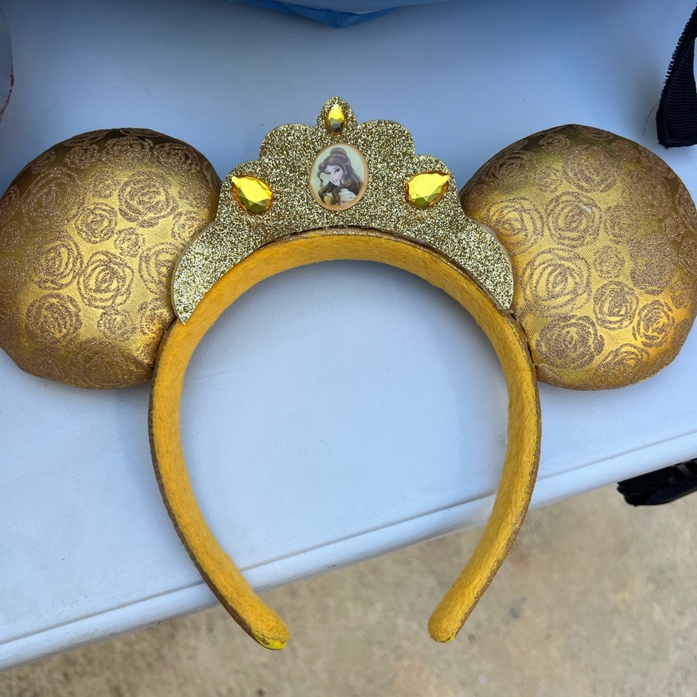 Gold Princess Bella Tiara Headband